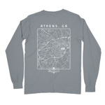 Athens Map Long Sleeve T-Shirt