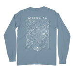 Athens Map Long Sleeve T-Shirt